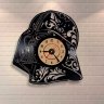 Handmade Star Wars - Darth Vader V2 Vinyl Clock Wall