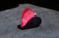 Black And Red Pendant Necklace