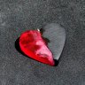 Black And Red Pendant Necklace