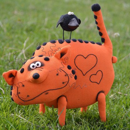 Cat Taxi (27 cm) Plush Toy