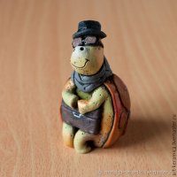 Elderly Turtle Figure
