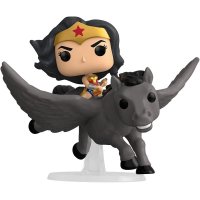 Funko POP Rides Deluxe: Wonder Woman 80th - Wonder Woman on Pegasus Figure