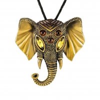Indian Elephant Pendant Necklace