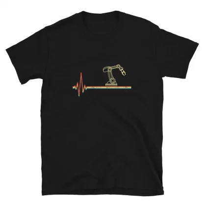 Retro Heartbeat Robot T-Shirt