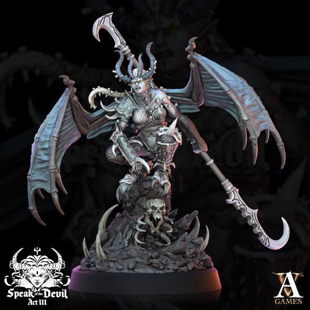 Hellish Warrior Figure (Unpainted)