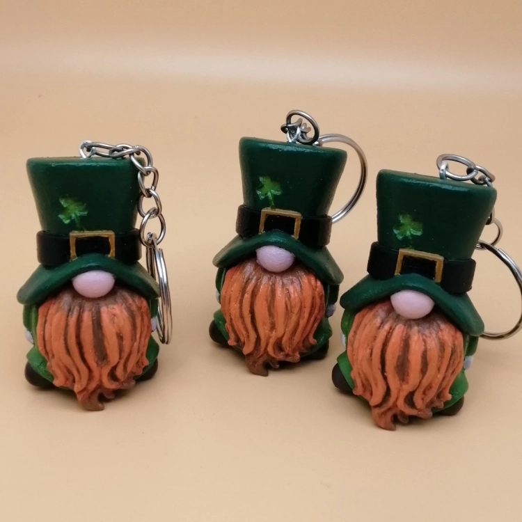 St Patrick - Little Gnome Keychain