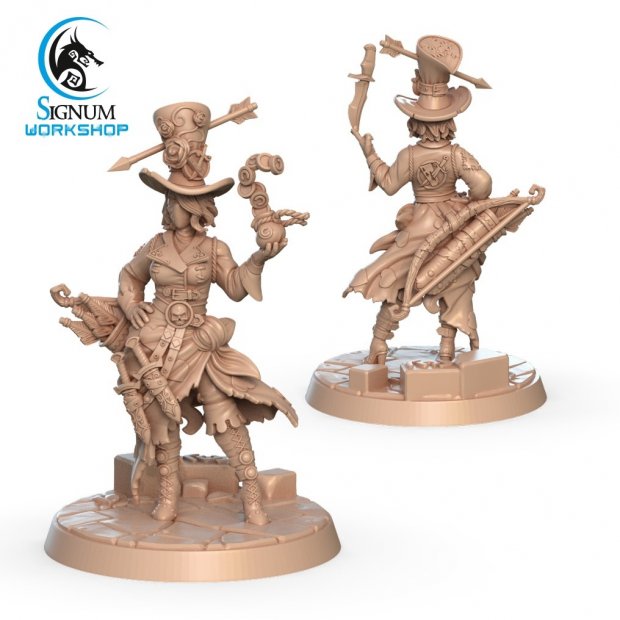 Fraudster in top hat Figure (Unpainted)