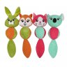 Bite-Resistant Plush Dog Toy (Green Rabbit)