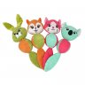 Bite-Resistant Plush Dog Toy (Green Rabbit)
