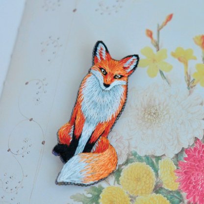 Fox Brooch