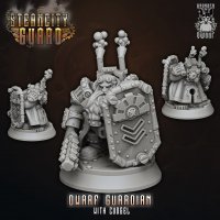 Dwarf guardian with cudgel Figure (Unpainted)