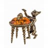 Cat Catching Mouse Figure