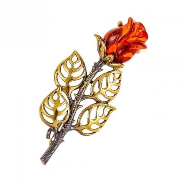 Rose Brooch