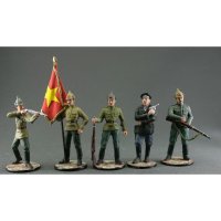 Red Army Soldiers V.2 Set Of 5 Figures