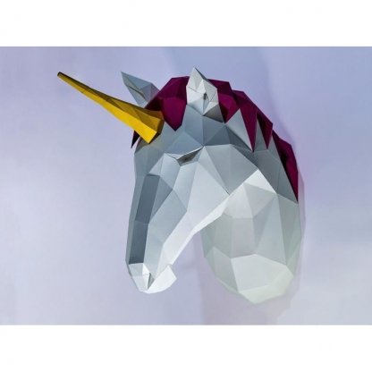 Unicorn's Head 3D Building Set