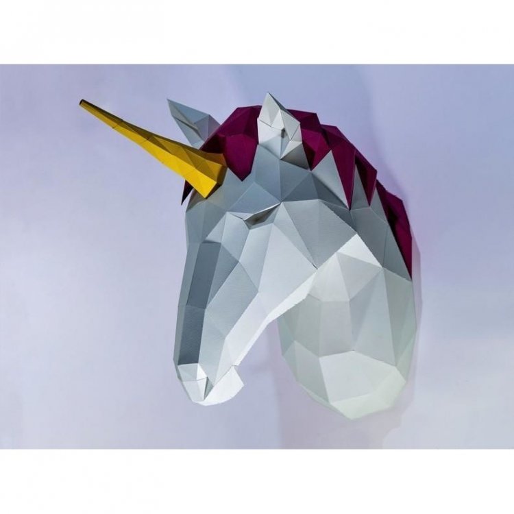 Unicorn's Head 3D Building Set