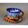 Chanterelles Mug With Saucer
