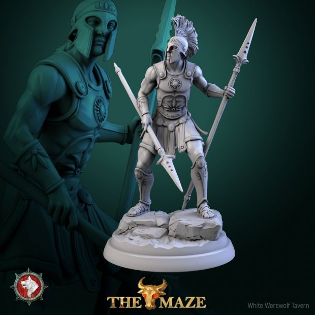 Tired warrior Figure (Unpainted)