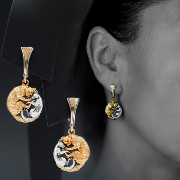 Cats Earrings