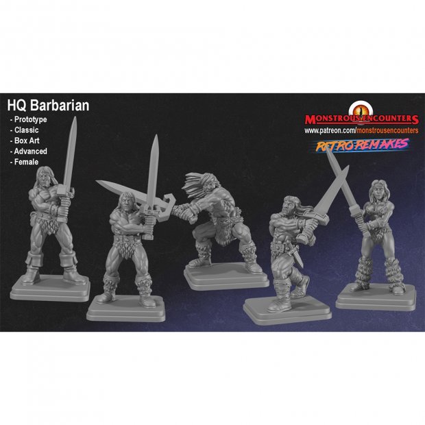 Barbarians from the 90s Figure (Unpainted)