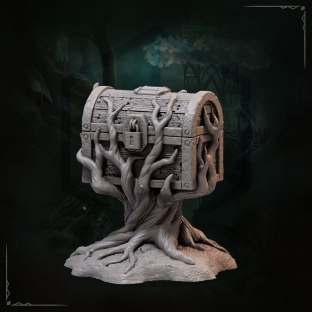 Oasis Chest, terrain Figure (Unpainted)