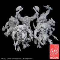 Wild orc drake riders Figure (Unpainted)