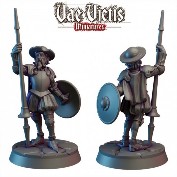Windmill Hunter Figure (Unpainted)