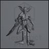 Menacing Rabid Goblin Figure (Unpainted)