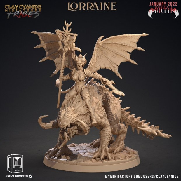 Lorraine Demon Figure (Unpainted)