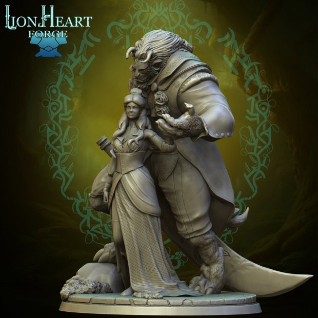 The Beauty and the Beast Figure (Unpainted)