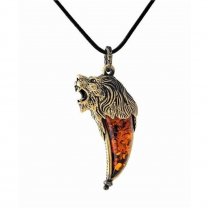 Lion Fang Pendant Necklace