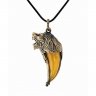 Lion Fang Pendant Necklace