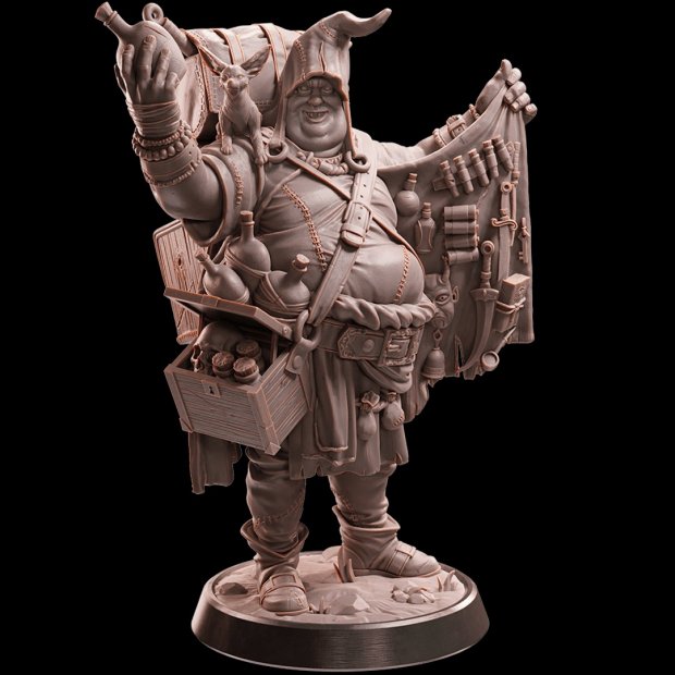 Potion Merchant Figure (Unpainted)