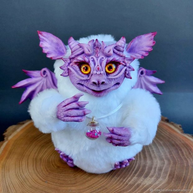 Puffy Little Dragon Fanny Soft Toy