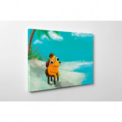 Finally Fine Meme Canvas Print