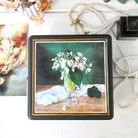 Painting With Flowers Casket