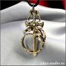 Excalibur Dragon Sword Ring Pendant