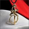 Excalibur Dragon Sword Ring Pendant
