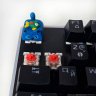 Cat with a Fish Custom Keyboard Keycap