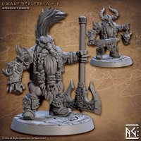 Dwarf Berserker 05 Figure (Unpainted)