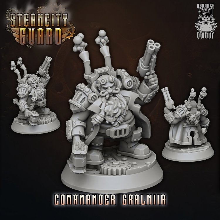 Comamander Gralmiir Figure (Unpainted)