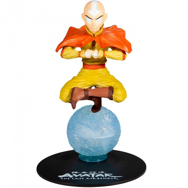 McFarlane Toys Avatar: The Last Airbender - Aang with Air Scooter 12" Deluxe Figure