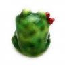 Frog With Fly Agarics Figure