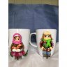 Winter Pair Set Of 2 Mugs With Decor