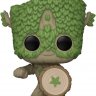 Funko Pop Marvel: We are Groot - Groot as Captain America Figure