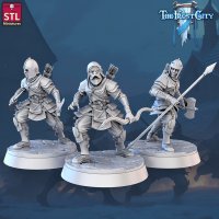 Squad of brave rangers Figure (Unpainted)