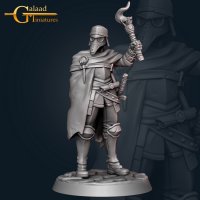 Masked guard with a torch Figure (Unpainted)