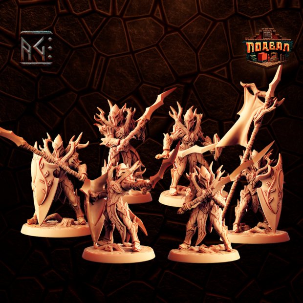 Sylvan Knight Set of figures (Unpainted)