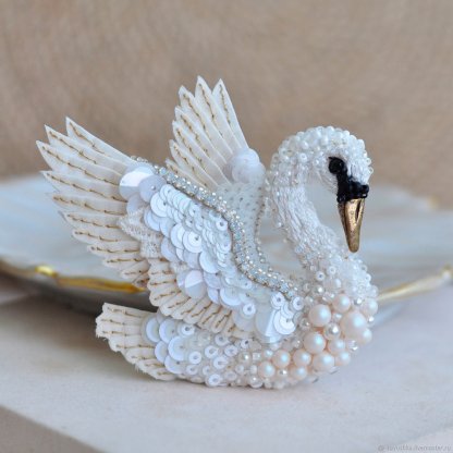 Swan Brooch