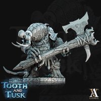 Walrus with an ax Figure (Unpainted)